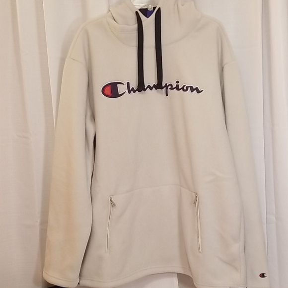 white champion mens hoodie